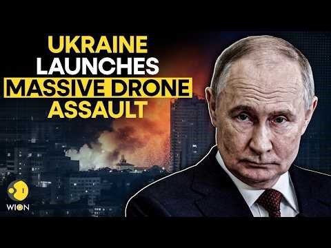 Russia-Ukraine War Live: Massive Ukrainian Drone Attack Strikes Multiple Regions | WION News