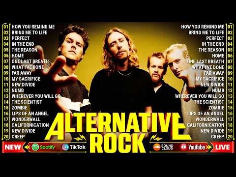 The Best Of 2000's Alternative Rock🎶Creed, Linkin Park, Nickelback, Coldplay, Green Day, Lifehouse