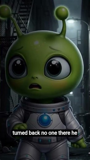 Alien in America at Night… Then He Heard Footsteps Behind Him 👣👽