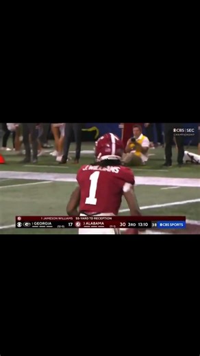 Bryce Young 55-Yard TD to Jameson Williams vs Georgia 🐘 | 2021 SEC Championship Highlight