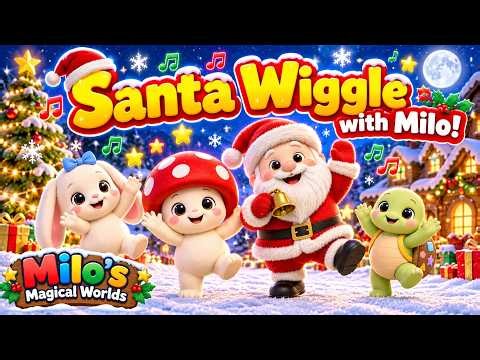 Santa Wiggle with Milo! 🎅 Christmas Dance Song for Kids