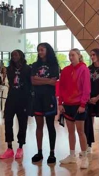 President Obama Visits WNBA All-Stars at Obama Presidential Center