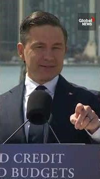 “Hold my champagne”: Poilievre responds to Liberal deficit coming under its projected number