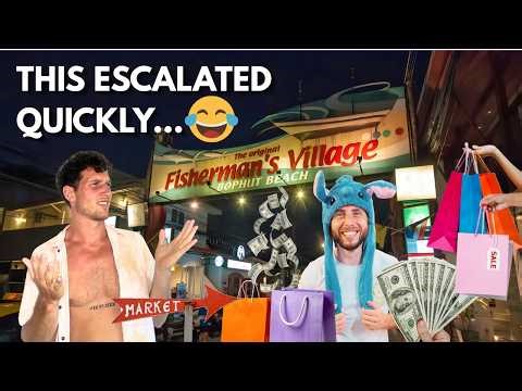Inside Fisherman’s Village Night Market 🇹🇭 (We Bought Everything We Didn’t Need)