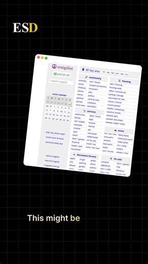Craigslist looks almost frozen in the early days of the internet, yet it reportedly generates more than $300 million a year. Its founder, Craig Newmark, built a platform around a surprisingly simple idea: help people find what they need without making the experience complicated. While other tech companies compete over sleek designs, flashy features, and constant reinvention, Craigslist has stayed remarkably basic. Its story is a reminder that a business doesn’t always need to look impressive to 