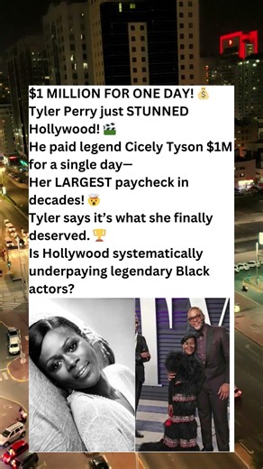 The Story Behind Tyler Perry’s $1 Million Payment to Cicely Tyson for One Day of Work 🎬💰