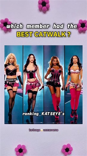 which KATSEYE member walked best #shorts #viralshorts #katseye #kpop #yoonchae #lara #megan #daniela