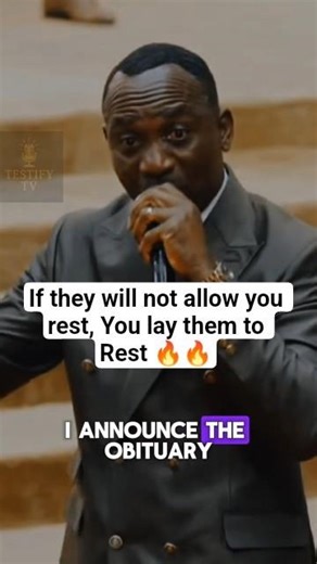 If They will not allow you rest, You Lay them to Rest🔥... #drpaulenenche #dunamis #drbeckyenenche