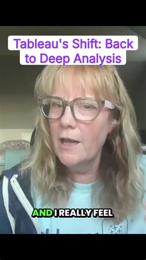 Tableau appears to be shifting some of its focus back toward deep analytical work. While feature requests and usability improvements continue, there is also a renewed emphasis on helping people… | dub dub data