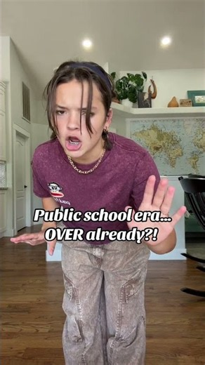 What does this mean? Is she in public school or homeschool?