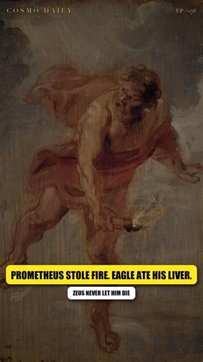 Prometheus Stole Fire: Zeus Made an Eagle Eat His Liver Forever