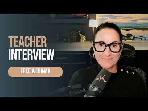 FREE Teacher Interview Webinar | Kathleen Jasper