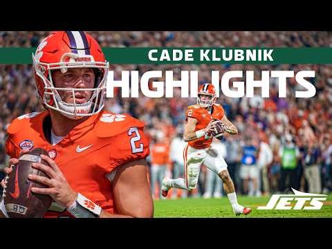 Jets Draft QB Cade Klubnik 🔥 | Clemson Star’s BEST Plays
