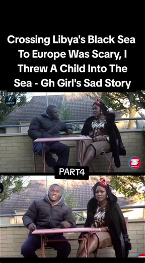 Crossing Libya's Black Sea To Europe Was Scary, I Threw A Child Into The Sea - Gh Girl's Sad Story #uktiktok🇬🇧uk #fypシ゚viral #Viral