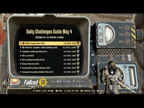 Fallout 76: Burning Springs Daily Challenges Guide May 4