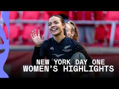 New Zealand crowned League WINNERS! 👑 | HSBC SVNS New York 2026 | Day One Women's Highlights