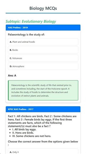 Evolutionary Biology