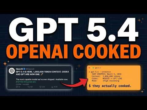 NEW GPT 5.4 + CODEX IS ABSOLUTELY INSANE (TRY THIS NOW)