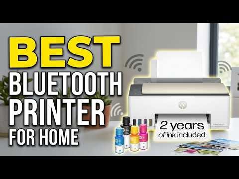 Best Bluetooth Printer For Home Use 2026: Top 3 HP Models for Easy Wireless Printing