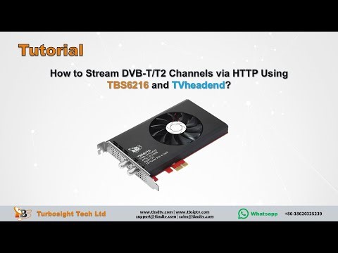 How to Scan DVB-T/T2 Channels & Stream via HTTP | TBS6216 + TVheadend Tutorial