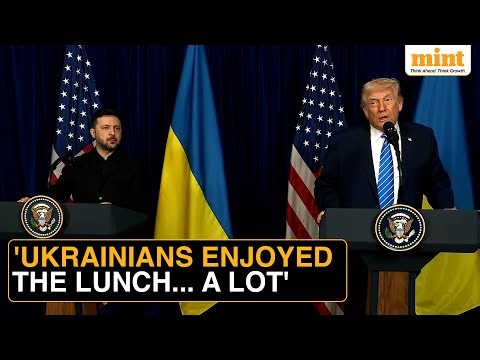 Trump Praises Putin In Front Of Zelensky, Repeatedly Tells Him 'Your People Enjoyed Our Food'