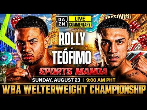🔴LIVE! ROLLY ROMERO vs TEOFIMO LOPEZ Boxing Commentary │ WBA Welterweight Championship
