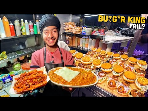 LEVEL 3000 Indian Street Food | Butter Paneer Masala Maggi, Honey Chilli Potato, Spicy Chole Kulche