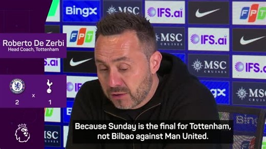 Spurs' final game of the season is bigger than Europa League final - De Zerbi