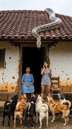 😱 Giant Python on House Roof While Family Was Inside | Shocking Snake Caught on Camera