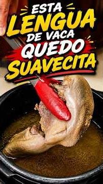 ¡La Mejor Lengua de Vaca en Salsa! Tan Suave que se Deshace en la Boca