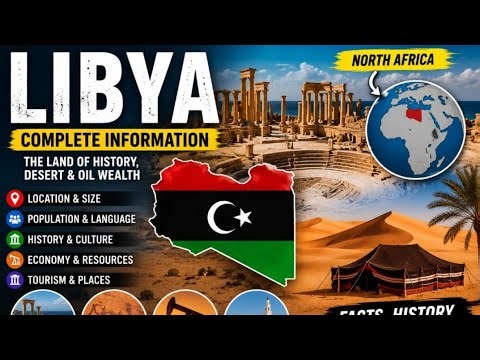All About the Libya 🇱🇾, a North African Country