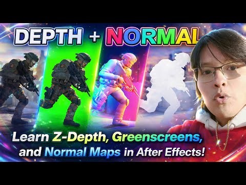 How To Use Z-Depth, Green Screen, and Normal Maps in After Effects [Tutorial]