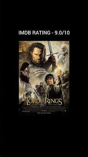 Lord of the Rings: The Return of the King (2003) movie review #shortvideo