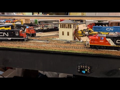 Replay: Saturday night Rails! Running trains & chatting on the HO scale layout!