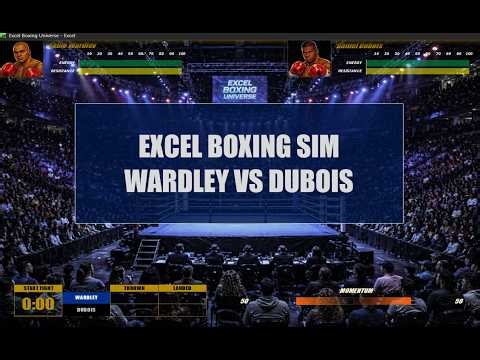 Fabio Wardley vs Daniel Dubois...in Microsoft Excel