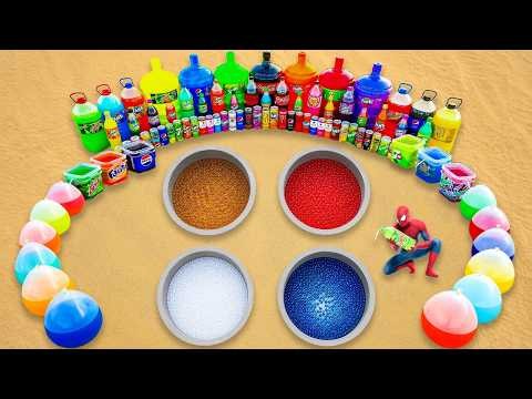 Experiment: Big Toothpaste Eruption From Mtn Dew vs Mentos, Popular Sodas and Big Balloons & Orbeez