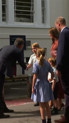 George, Louis, and Charlotte's First Day at School | Royal Throwback #princesscatherine