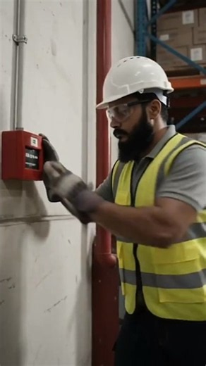 Emergency Warehouse Evacuation Protocol #firefighterworkout #evacuation #shorts