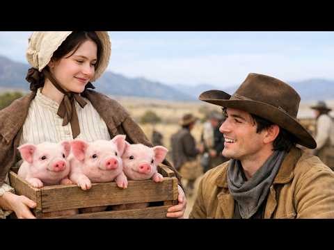 A Mail-Order Bride Arrived with Piglets—The Cowboy Smiled, “This Ranch Just Got Richer”