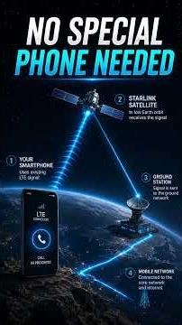 🚨 No Signal? Starlink May Save Your Phone #Starlink #SpaceX