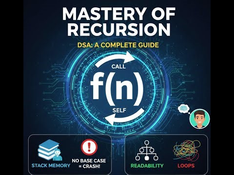 Mastery of Recursion: The Ultimate Beginner's Guide | DSA Part 2