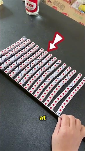 This Girl Made An Amazing Picture Using Dice 😱