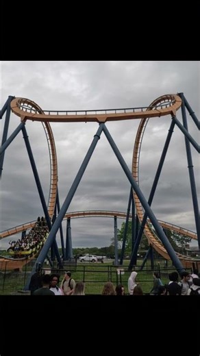 This Roller Coaster Had EVERY Inversion #shorts #rollercoaster #themepark