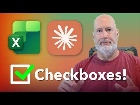 Add a checkbox column in Excel using Claude AI, then count with COUNTIF
