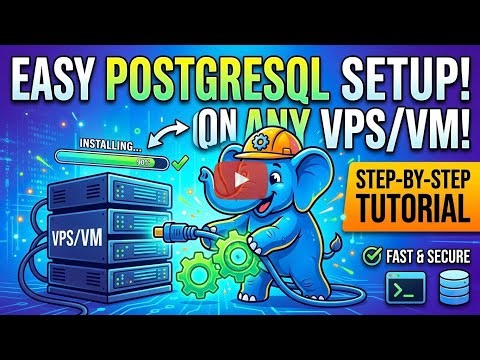 Install & Setup PostgreSQL on VPS (Ubuntu) – Step-by-Step Beginner Guide 🚀