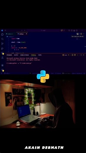why Games Don't Use Python 🚫 #coding #python #viralreel #reelfeelkaro❤️ #C++
