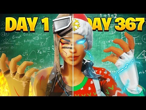 I Tried Fortnite as a Complete Beginner (1 Year Progression)