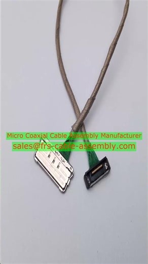 Camera micro coax cable Czech Republic factory micro coax connector 36 awg micro coax cable for 3D d