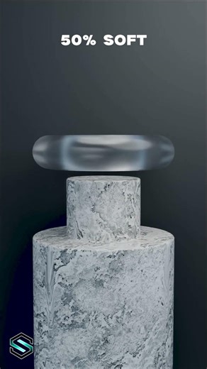 0% vs 100% Torus 3D Softness Simulation