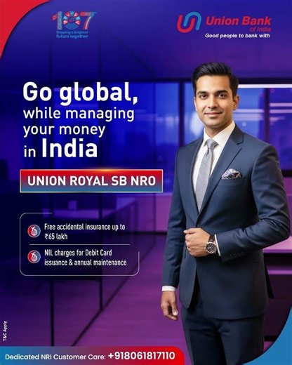 Union Royal SB NRO | Union Bank Of India
